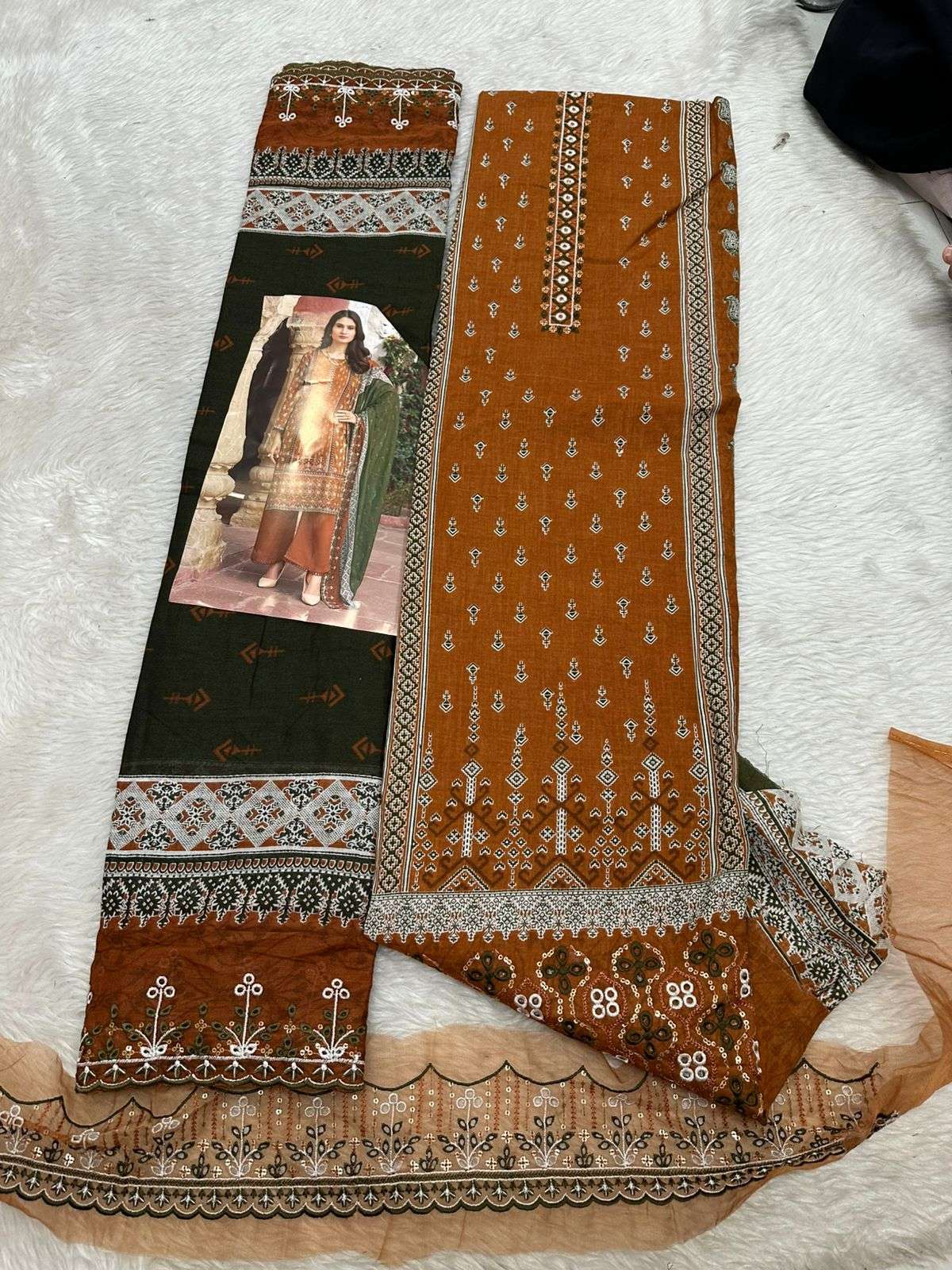 Falah Premium Cotton Collection Code - 26033 By Falah Designer 